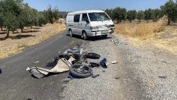 Manisa'da Korkunç Kaza! Motosiklet ile Minibüs Çarpıştı: 1 Ölü