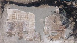 Mezar Kazısında Mozaik Ortaya Çıktı! Davud Yıldızı Sembolü Tespit Edildi