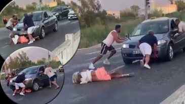 Muğla'da Şok Edici Kaza! Otomobil, Kadının &Uuml;zerinden Ge&ccedil;meye &Ccedil;alıştı: M&uuml;dahale Edildi