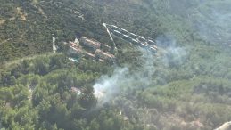 Muğla’da Otomobil Yangını Ormana Sıçradı