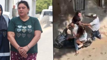 O g&ouml;r&uuml;nt&uuml;ler tepki &ccedil;ekmişti… Kızını bı&ccedil;akla kovalayan anne g&ouml;zaltına alındı: Savunması bu şekilde oldu