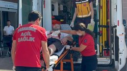 Öfkeli kadın dehşet saçtı! Tartıştığı kocasını bıçakla yaraladı
