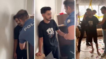 Polis, Firari H&uuml;k&uuml;ml&uuml;y&uuml; Evdeki Rafın Arkasında Yakaladı