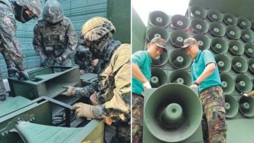 Propaganda Hoparl&ouml;rleri Sınırdan Kaldırılıyor