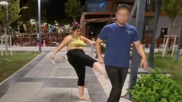 "Tecav&uuml;z Ediliyor" Diye &Ccedil;ığlık Atan Kadın, Yardıma Gelenlere Saldırdı! Vatandaşlar Şaşkınlık İ&ccedil;inde