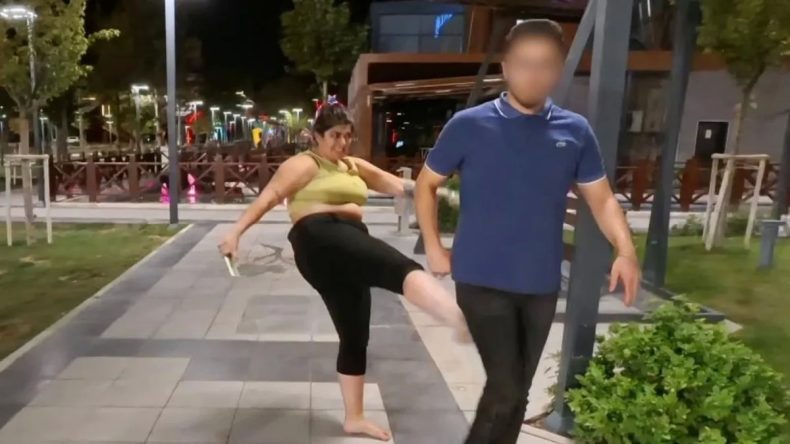 "Tecavüz Ediliyor" Diye Çığlık Atan Kadın, Yardıma Gelenlere Saldırdı! Vatandaşlar Şaşkınlık İçinde