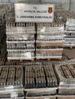 Sahte İçecek Üretimi Engellendi! Antalya'da 119 Ton Sahte İçki Ele Geçirildi