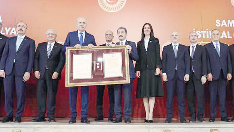 Samsun’a 101 Yıl Sonra İstiklal Madalyası