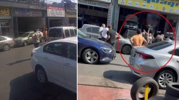 Sanayide Fiyat Tartışması Silahlı Kavgaya D&ouml;n&uuml;şt&uuml;! O Anlar Kamerada