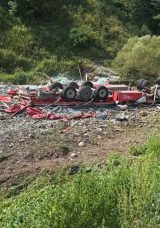 Şarampole Devrilen Tırın İranlı S&uuml;r&uuml;c&uuml;s&uuml; Hayatını Kaybetti