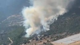 Seydikemer Kabaağaç Köyü'nde Yangın Çıktı