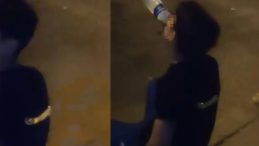 Sırtında Bıçakla Kaldırımda Oturdu: Mersin'de Endişe Verici Görüntü!