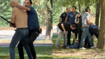 Sokakta dehşet sa&ccedil;tı! Yetmedi, g&ouml;t&uuml;r&uuml;ld&uuml;ğ&uuml; hastaneden ka&ccedil;ıp intihara kalkıştı