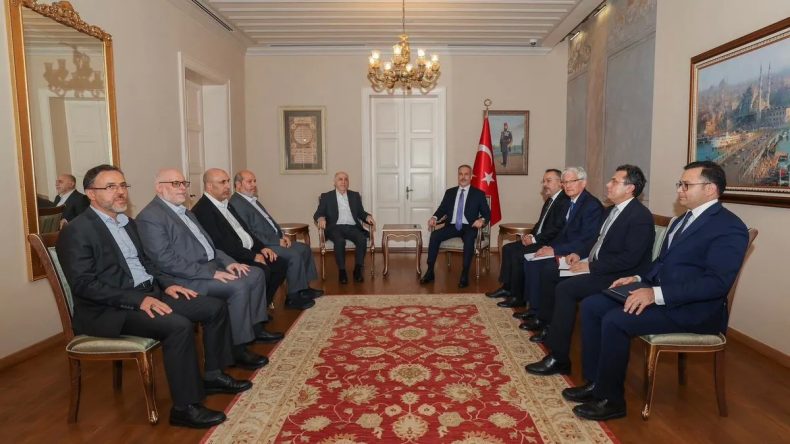 SON DAKİKA | Bakan Fidan, Hamas heyeti ile bir araya geldi