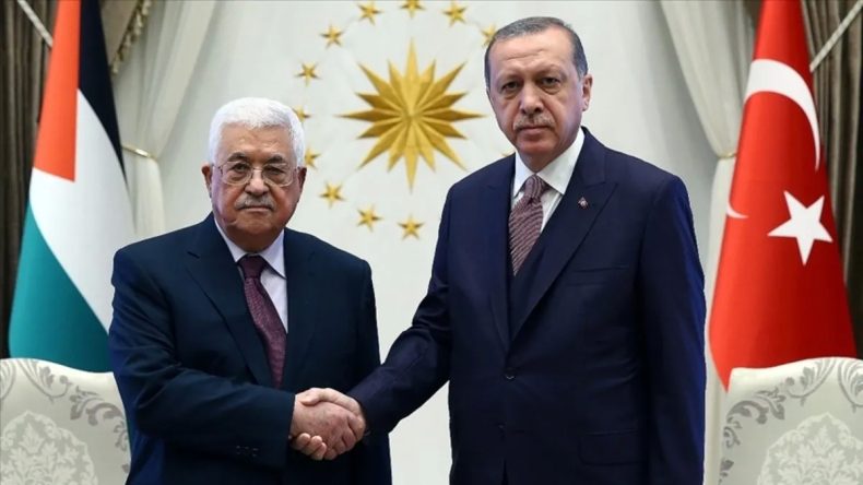 SON DAKİKA | Başkan Erdoğan, Mahmud Abbas ile görüştü