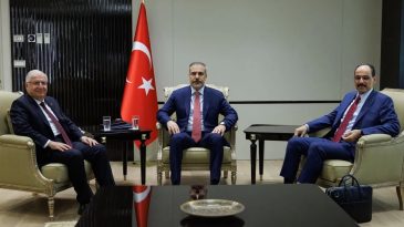 SON DAKİKA | Dışişleri'nde kritik zirve! Bakan Fidan, Bakan G&uuml;ler ve MİT Başkanı Kalın bir araya geldi
