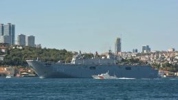 TCG Anadolu Teknofest Mavi Vatan için İstanbul Boğazı’nda! Dosta güven düşmana korku veren tablo