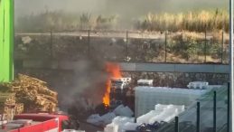 Teksüt Fabrikasında Korkutan Yangın!