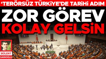 Ter&ouml;rs&uuml;z T&uuml;rkiye İ&ccedil;in G&ouml;rev Başına… Komisyon Tamam, İlk Toplantı Haftaya