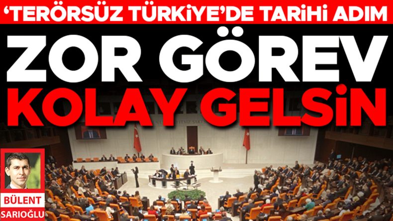 Terörsüz Türkiye İçin Görev Başına… Komisyon Tamam, İlk Toplantı Haftaya