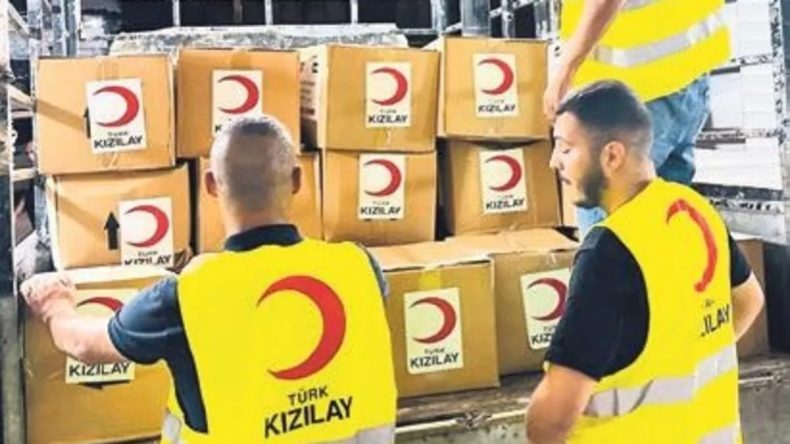 Türk Kızılay’dan Filistin’e 1200 Gıda Kolisi Yardımı