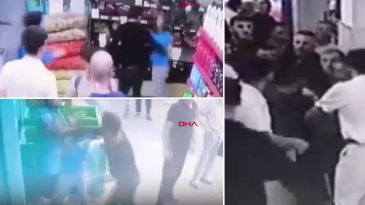 Yalova'da Market İ&ccedil;inde Şok Olay! Eski Sevgilisini Darbedip, Engellemeye &Ccedil;alışan M&uuml;şteriyi Bı&ccedil;akladı