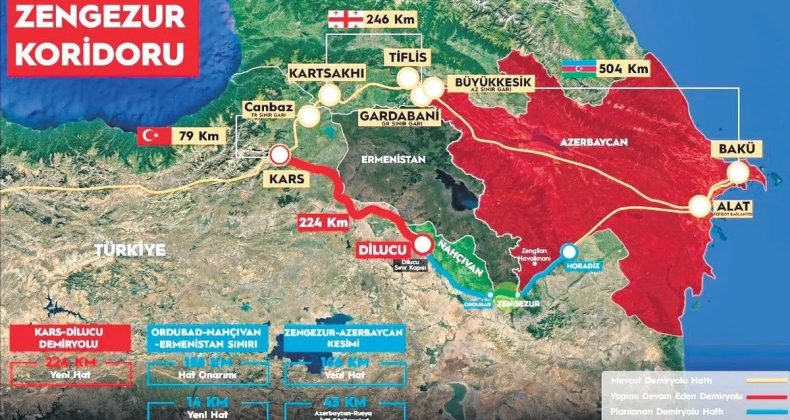 Zengezur Koridoru ile 30 Yılda 147.6 Milyar TL Kazanç Sağlanacak