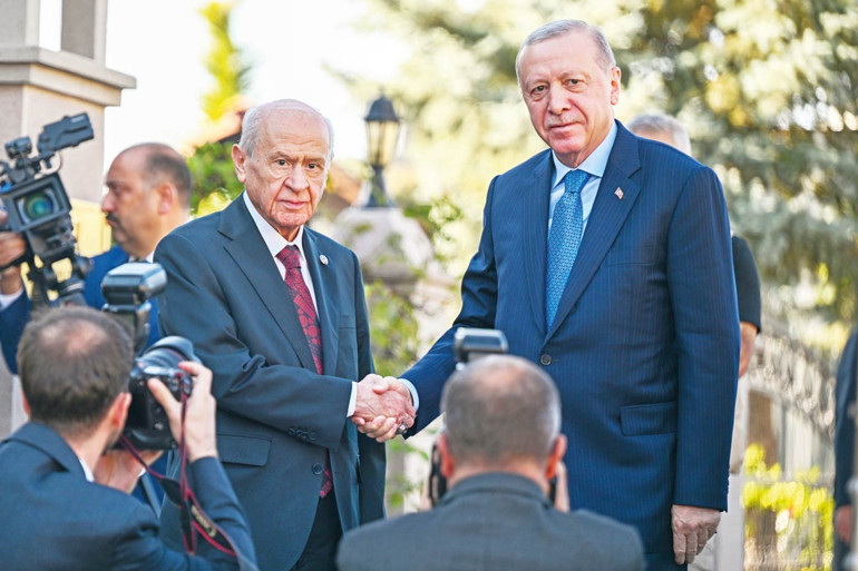 Erdoğan ve Bahçeli Buluşması
