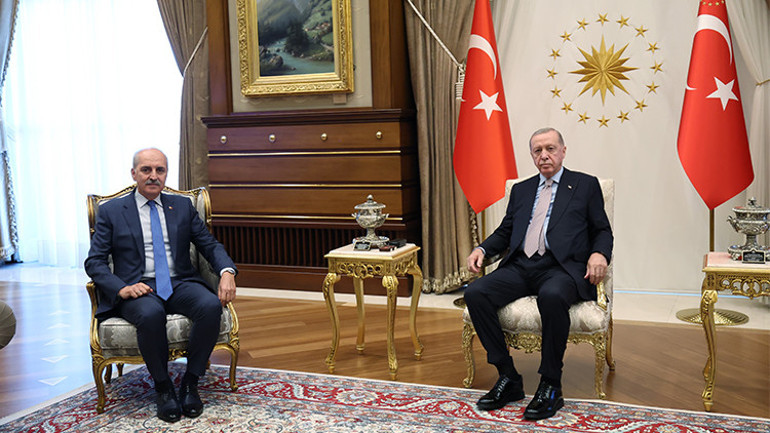 Cumhurbaşkanı Erdoğan ve Numan Kurtulmuş