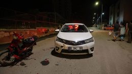 Adana'da Kaza: Motosiklet ile Otomobil Çarpıştı, 2 Yaralı