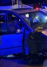 Amasya'da Otomobil Bariyere &Ccedil;arptı: 1 &Ouml;l&uuml;, 3 Yaralı