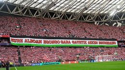Athletic Bilbao Taraftarlarından Filistin'e Destek!