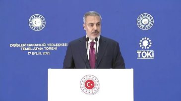 Bakan Fidan Yeni Yerleşkenin Temel Atma T&ouml;rende Konuştu