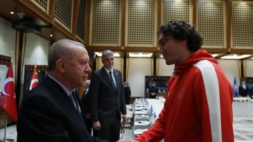 Başkan Erdoğan, A Milli Basketbol Takımı'nı Ağırladı