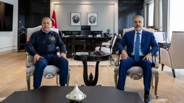 Dışişleri Bakanı Fidan ve İ&ccedil;işleri Bakanı Yerlikaya Buluştu