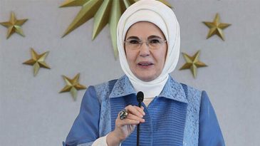 Emine Erdoğan, &Ccedil;in'deki Programlar Hakkında Video Paylaştı