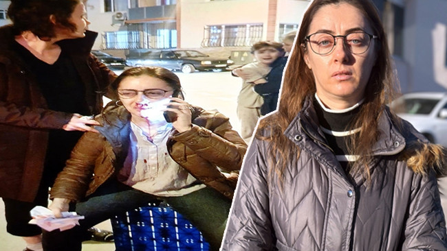 Eşinin sevgilisi sandığı kadını evinin önünde darp etti! Otomobil kapısı silah olarak kabul edildi