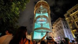 Galata Kulesi TEKNOFEST&rsquo;in Işığında Parladı!