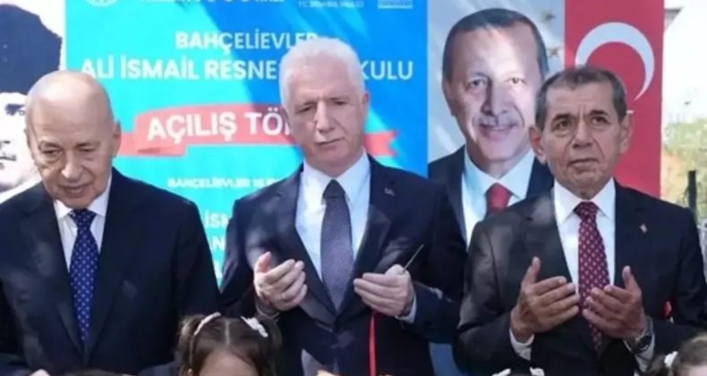 Galatasaray Kulübü Başkanı Dursun Özbek, Yeni Okulun Açılışında