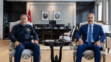 İ&ccedil;işleri Bakanı Yerlikaya, Bakan Fidan ile G&ouml;r&uuml;şt&uuml;