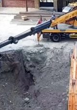 İnşaat Temel Kazısı Sırasında Bina Girişi &Ccedil;&ouml;kt&uuml;; Vin&ccedil; İle Giriş Sağlandı
