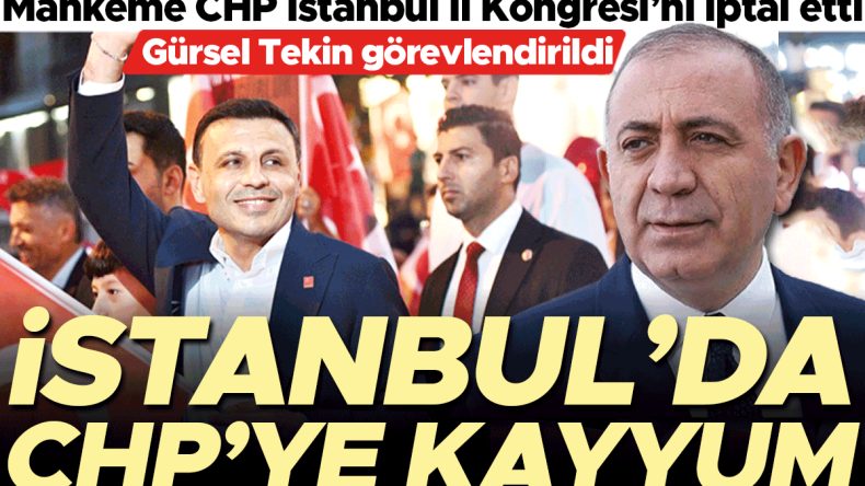 Kongre İptal Edildi: CHP İstanbul'a Mahkeme Kararıyla Kayyum Atandı