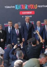 K&uuml;lt&uuml;r ve Turizm Bakanı Mehmet Nuri Ersoy Kayseri&rsquo;de K&uuml;lt&uuml;r Yolu Festivali'nin A&ccedil;ılışına Katıldı