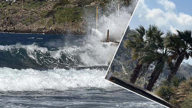 Kuvvetli Rüzgar Kapıda! Bodrum'da Feribot Seferleri İptal Edildi
