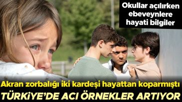 Okullar A&ccedil;ılıyor, Aileler Endişeli: &Ccedil;ocuğum Akran Zorbalığına Maruz Kalır Mı?