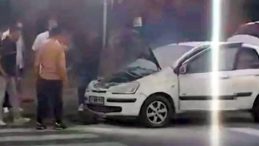 Park Halindeki Ara&ccedil; Yandı! Korku Dolu Anlar Yaşandı