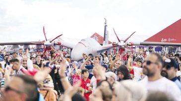 TEKNOFEST U&ccedil;uşları B&uuml;y&uuml;ledi