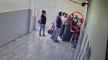 Veli &Ouml;ğretmene Saldırdı: Olay G&uuml;venlik Kamerasında