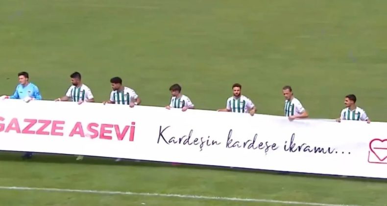 Ziraat Türkiye Kupası'nda Gazze'ye Destek Mesajı!