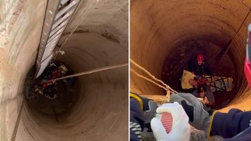 12 Metre Derinliğindeki Kuyuya D&uuml;şen Adamı İtfaiye Kurtardı